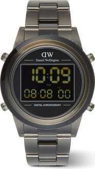 Daniel Wellington Retro Digital Bracelet Watch, 42mm