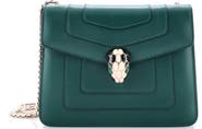 Pre-Owned Bvlgari Serpenti Forever Square Shoulder Bag Leather Small