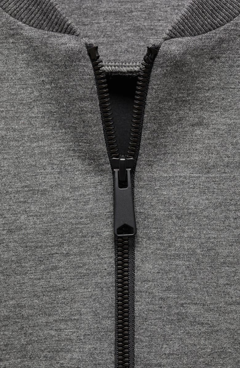 MANGO Zip Bomber Jacket, Alternate, color, 