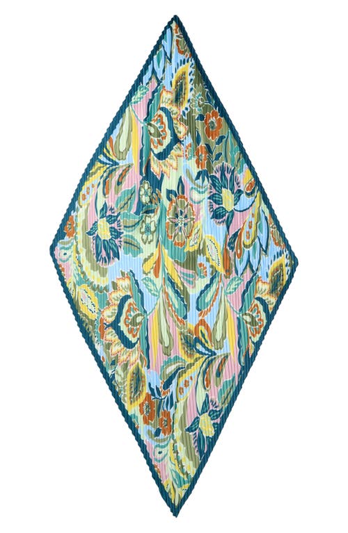Echo Crazy Pleated Diamond Scarf In Multi