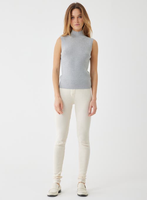 Majestic Filatures Compact Merino Mini Rib Sleeveless Turtleneck