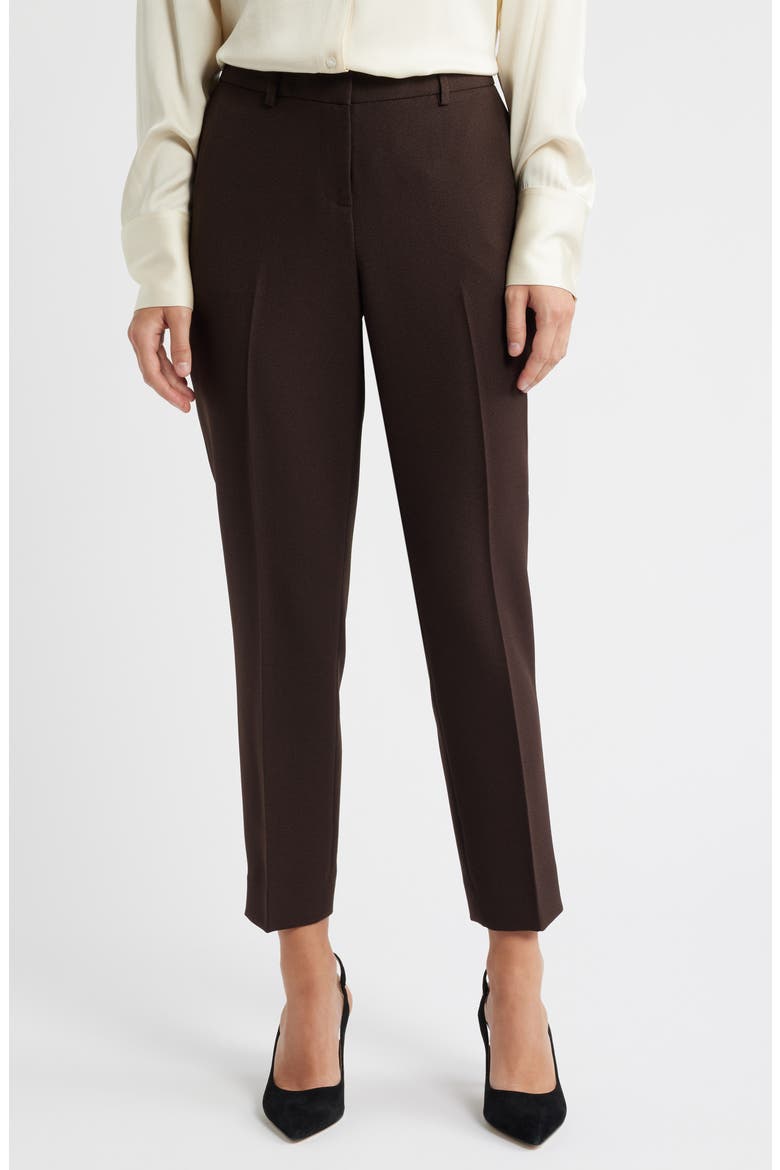 Slim Ankle Pants, Main, color, ESPRESSO