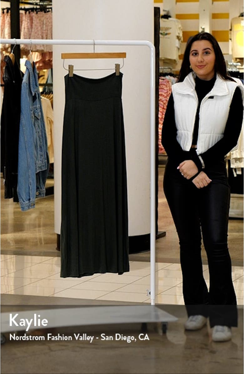 Roll Top Maxi Skirt, sales video thumbnail