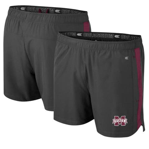 Men's Colosseum Charcoal Mississippi State Bulldogs Langmore Shorts