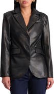 Bagatelle Faux Leather Blazer