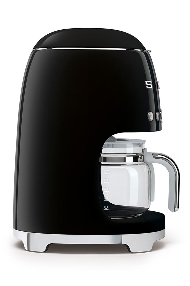 '50s Retro Style 10-Cup Drip Coffeemaker, Alternate, color, BLACK