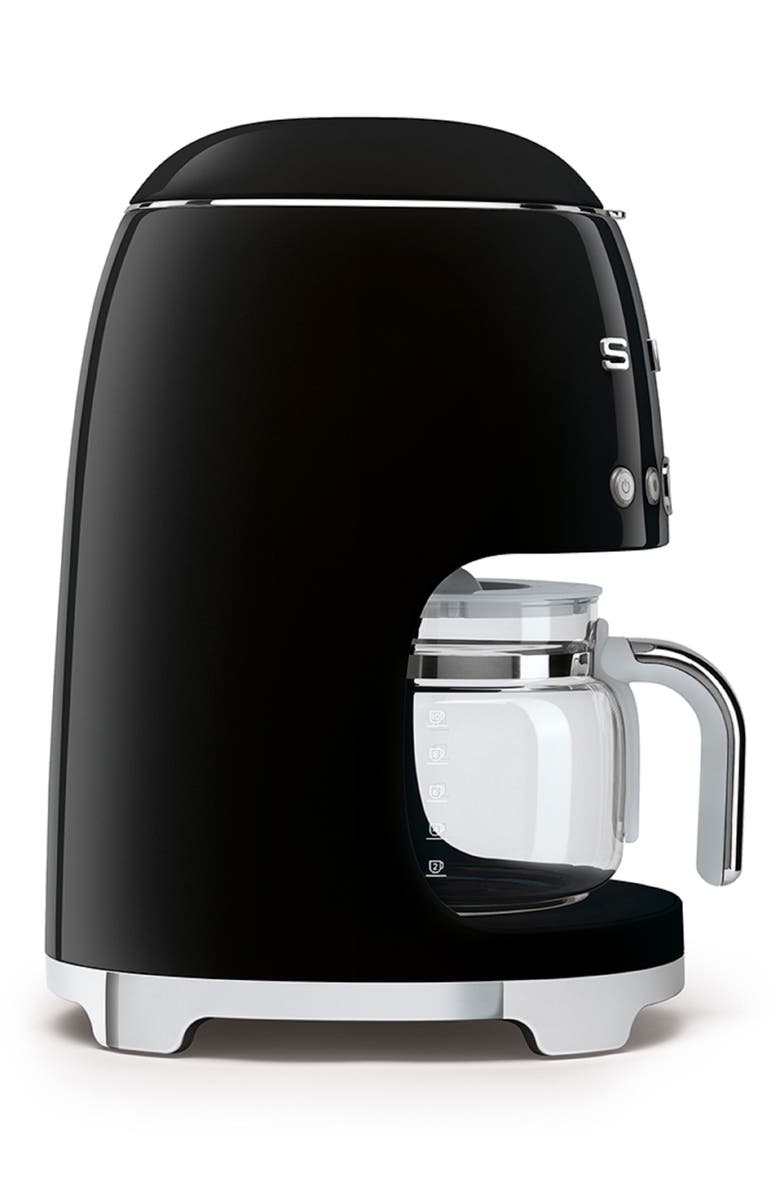 smeg '50s Retro Style 10-Cup Drip Coffeemaker, Alternate, color, Black