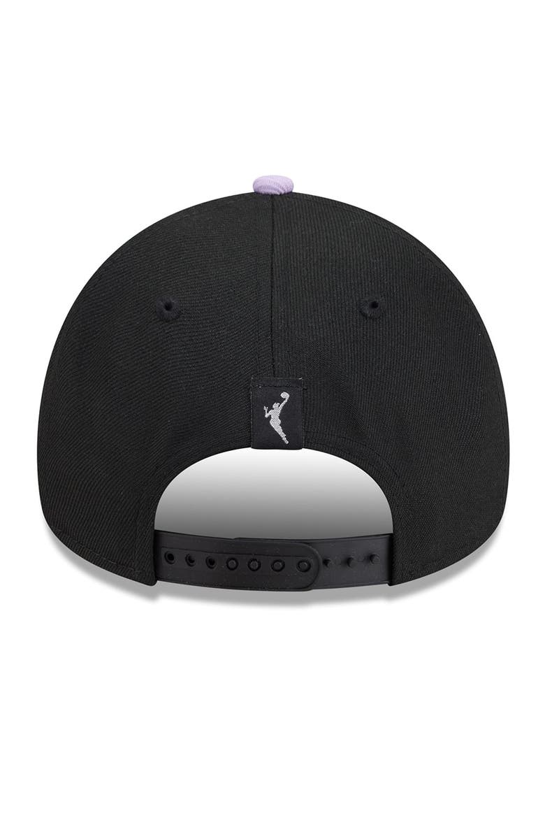 Unisex New Era Eclipse Black/Violet Golden State Valkyries WNBA Tip-Off 2026 Metal Badge A-Frame 9FORTY Adjustable Hat, Alternate, color, Eclipse Black