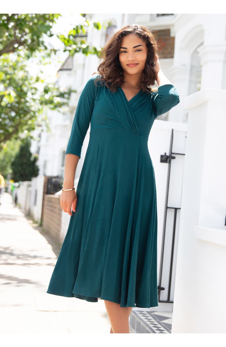 Alie Street London Petite Annie Dress, Alternate, color, Pine Green