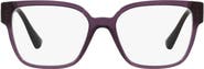 Versace 56mm Square Optical Glasses