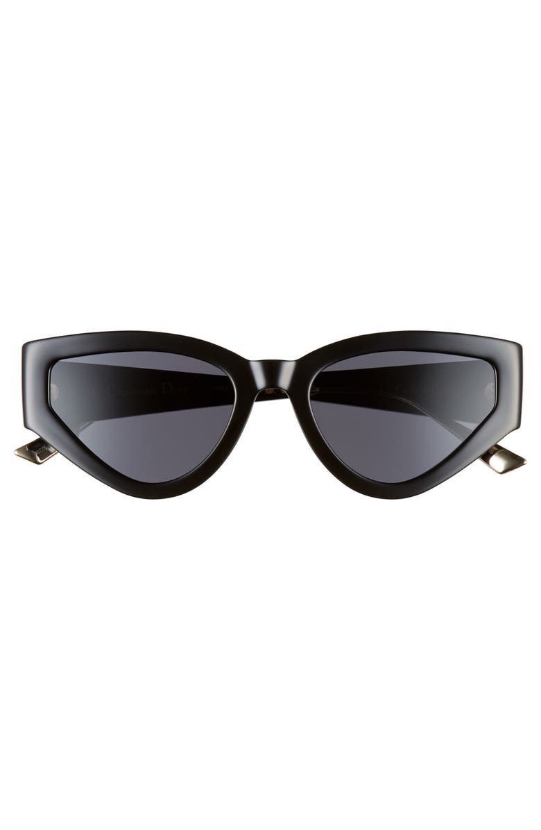 DIOR Catstyle1 53mm Cat Eye Sunglasses, Alternate, color, 