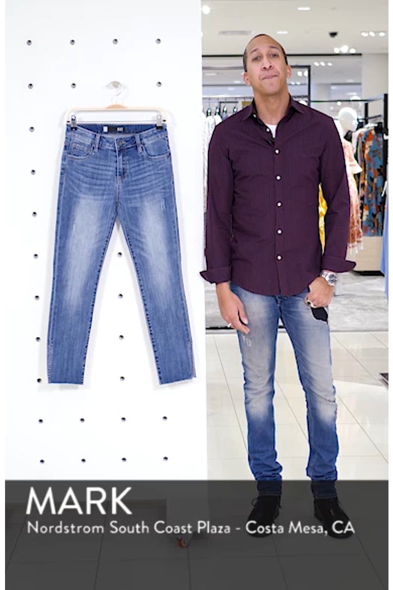 Reese Side Slit Ankle Straight Leg Jeans video