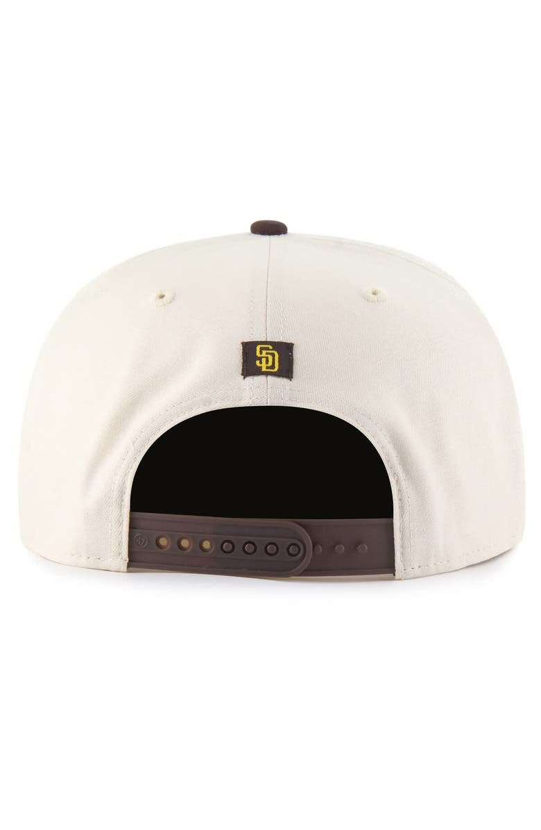 '47 Men's '47  Cream San Diego Padres Payson Captain Adjustable Hat, Alternate, color, Cream