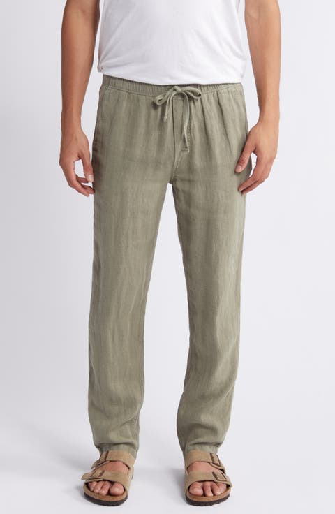 Linen Drawstring Pants