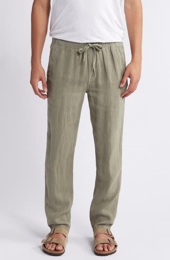 Faherty Linen Drawstring Pants | Nordstrom