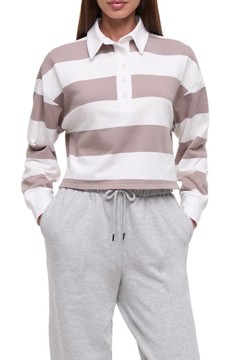Alma Striped Rugby Polo