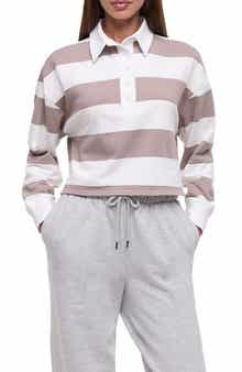 Alma Striped Rugby Polo