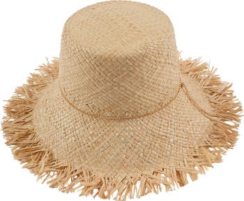 Eugenia Kim Jonah Fringed Straw Bucket Sun Hat | Nordstrom display picture 1