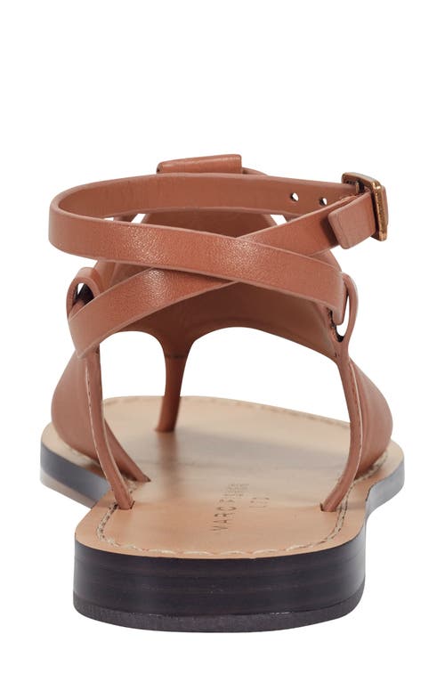 Marc Fisher Ltd Lille Ankle Strap Sandal In Brown