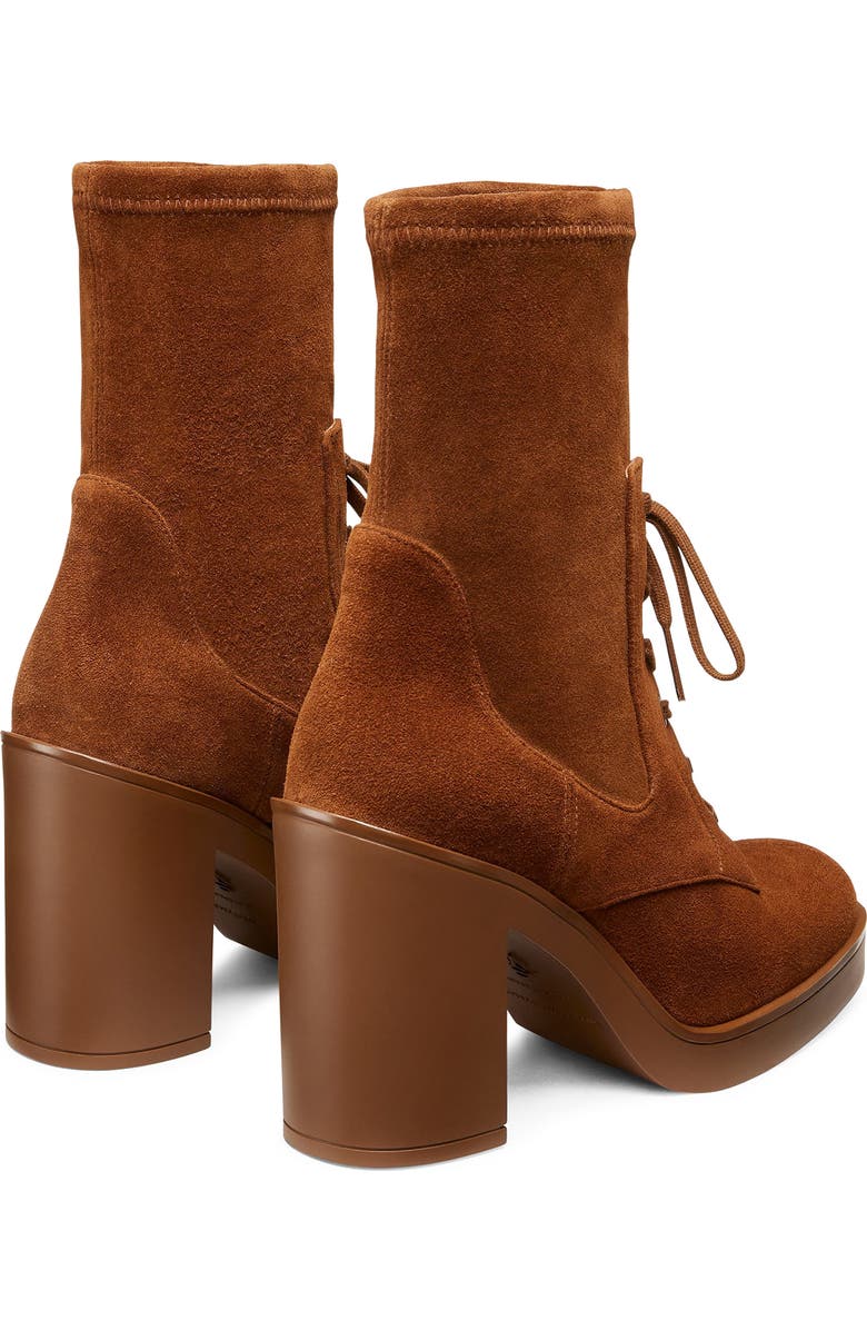 Stuart Weitzman Everitt 80 Bootie, Alternate, color, Coffee Tonal