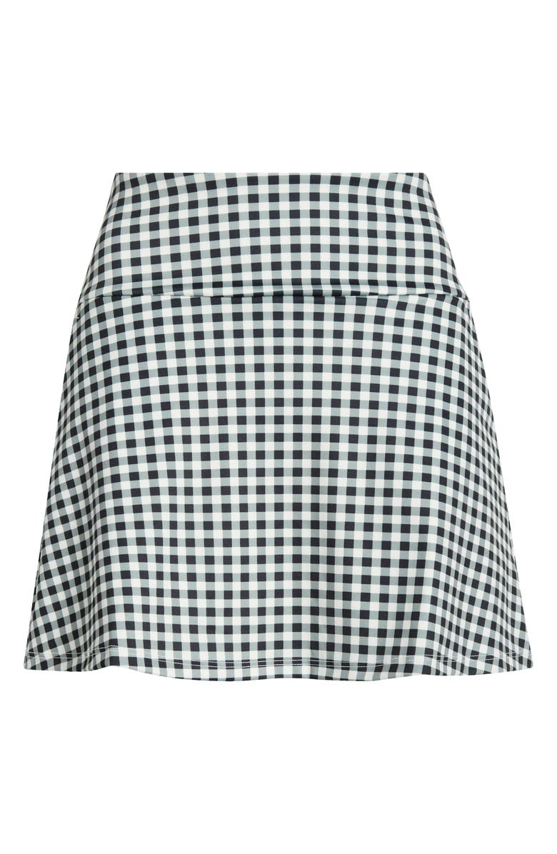 Rhone Course to Court 16-Inch Sport Skort, Main, color, Black Gingham