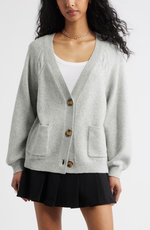 Bp. Relaxed Everyday Cardigan In Gray