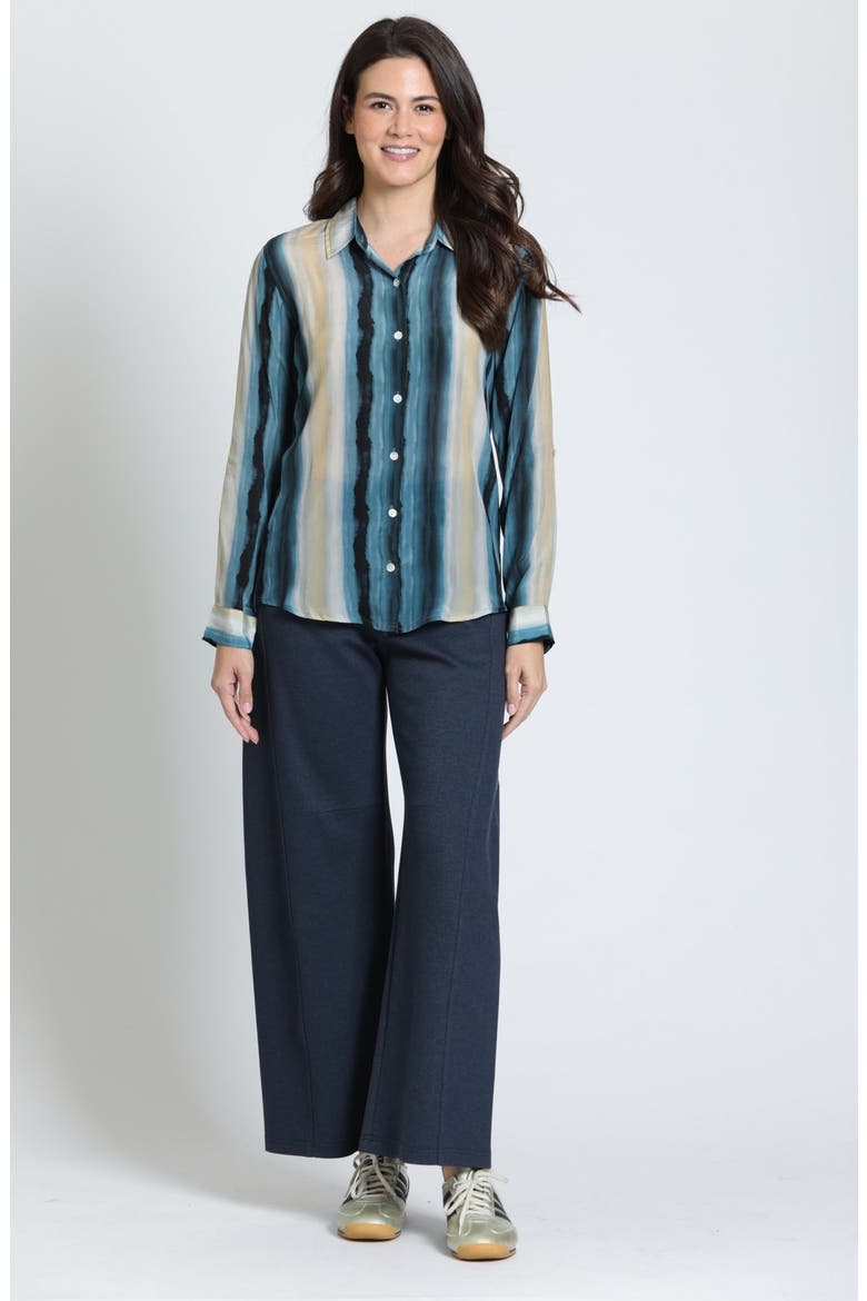 Barrel Leg Knit Ankle Pants, Alternate, color, MIDNIGHT INDIGO