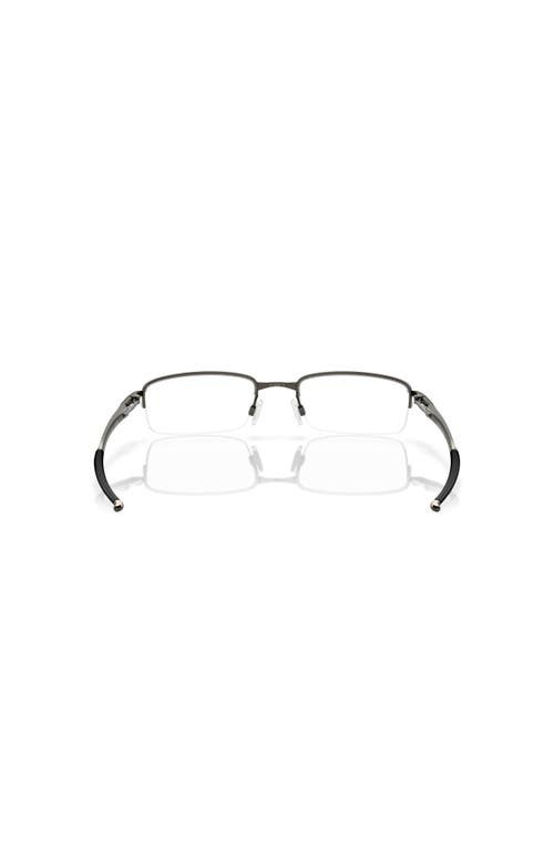 Oakley 54mm Rectangle Optical Glasses In Gray