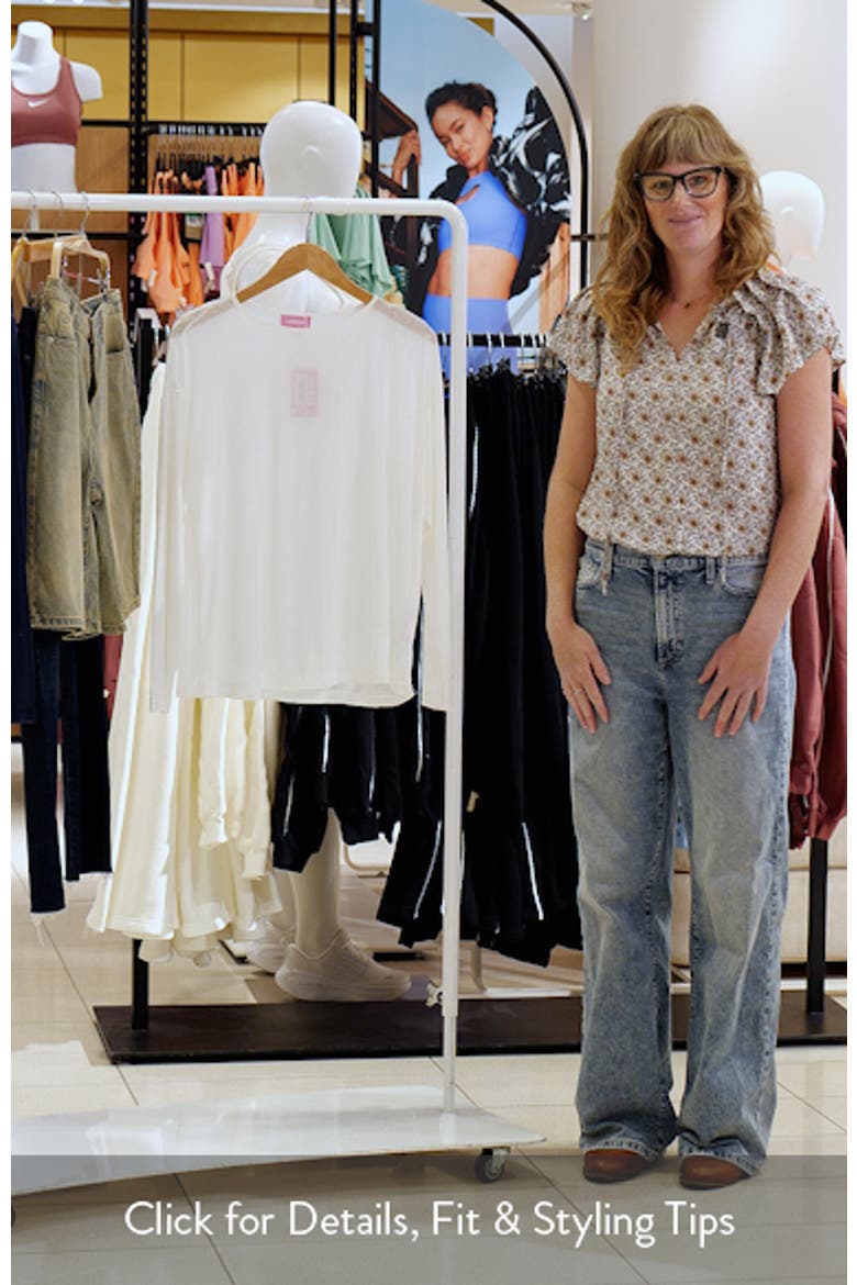 Oversize Semi-Sheer Top video