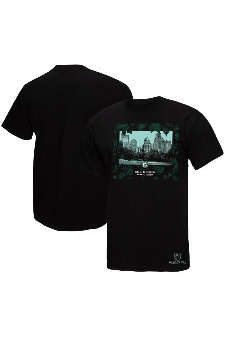 Men's Mitchell & Ness Black Atlanta United FC Canopy T-Shirt, Main, color, Black