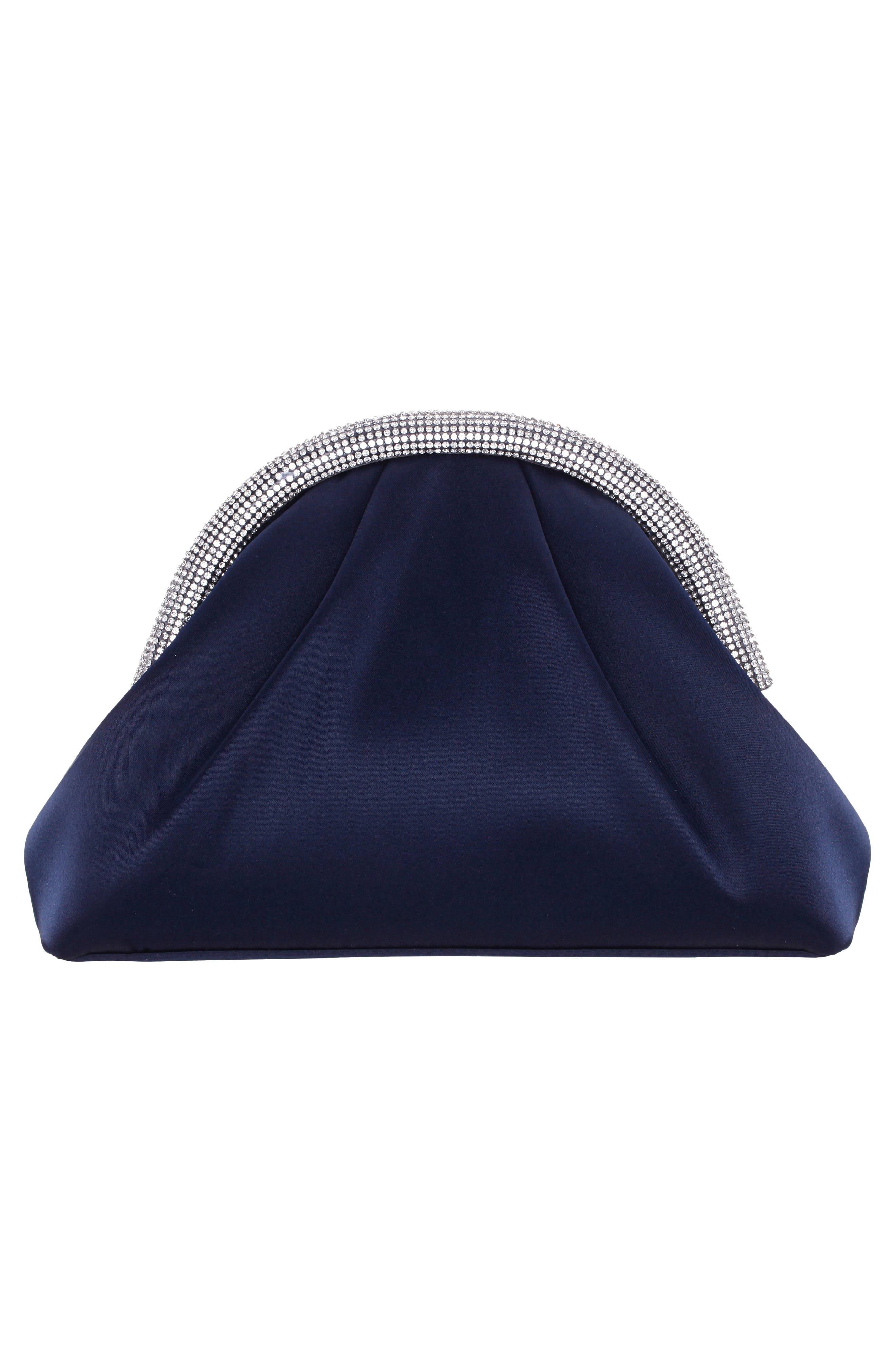 Jane Frame Clutch, Alternate, color, NAVY