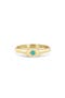 selected 14K Yellow Gold / Turquoise