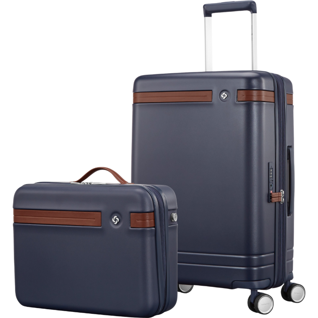 Samsonite Virtuosa Train Case & Carry On 2-piece Set In Blue