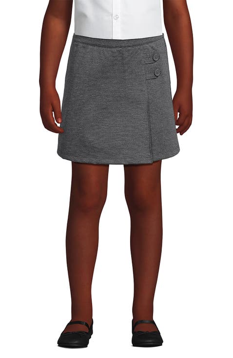 Girls Ponte A Line Skort Above the Knee