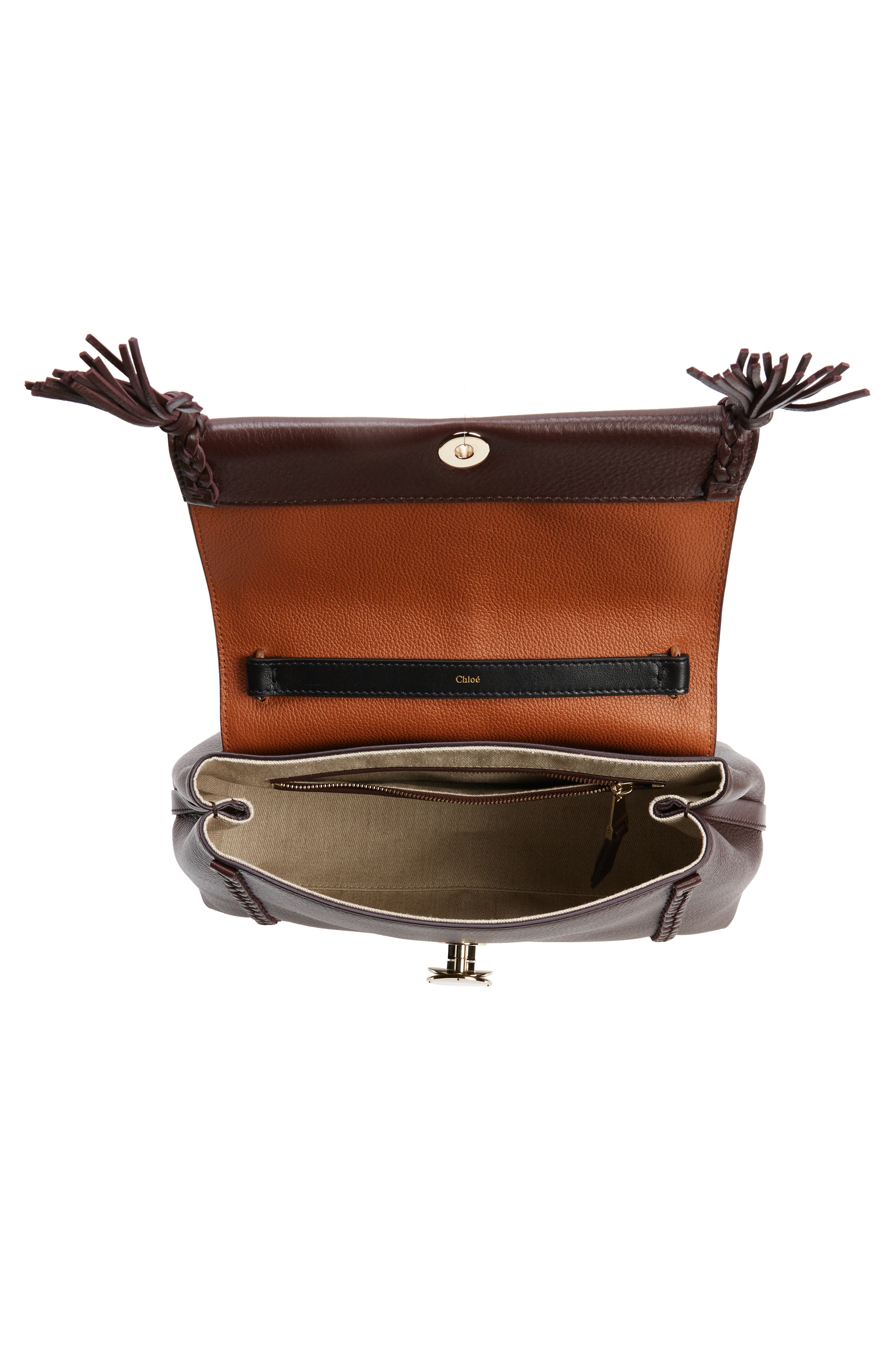 Medium Penelope Leather Bag, Alternate, color, DEEP VIOLINE 55P