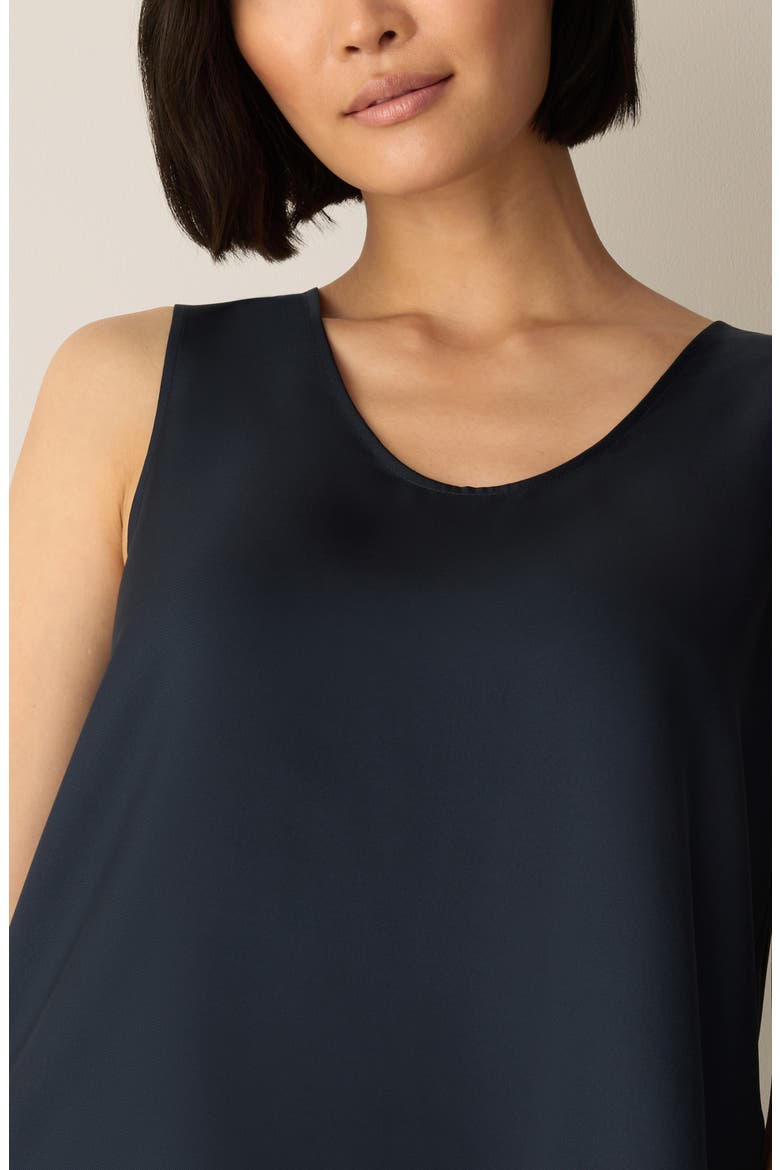 Scoop Neck Silk Tank, Alternate, color, MARTM