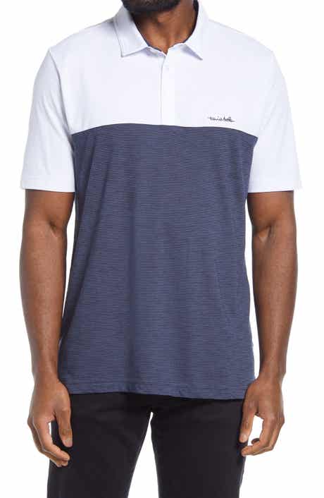 TravisMathew Exchange Rate Color Block Knit Polo Shirt