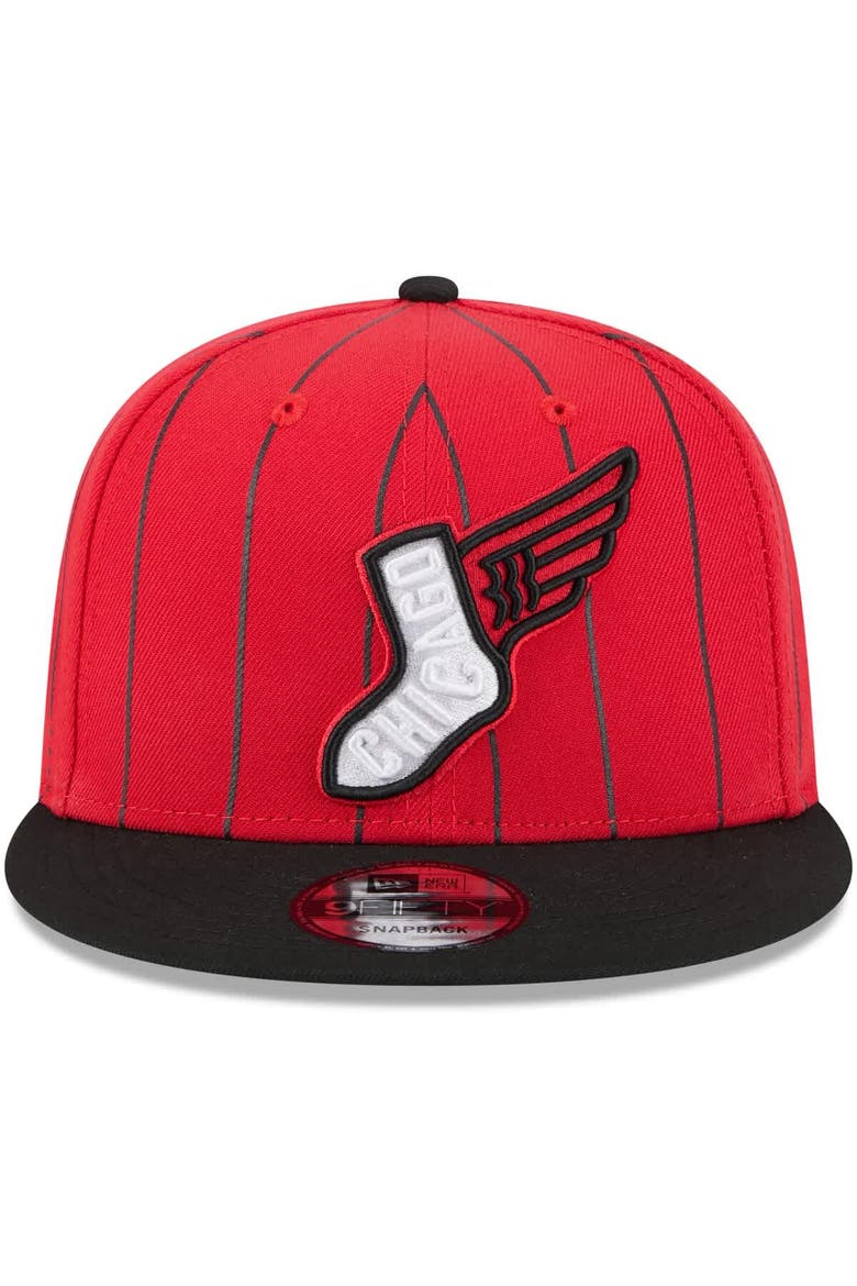 Men's New Era Red/Black Chicago White Sox 2025 City Connect 9FIFTY Snapback Hat, Alternate, color, Red