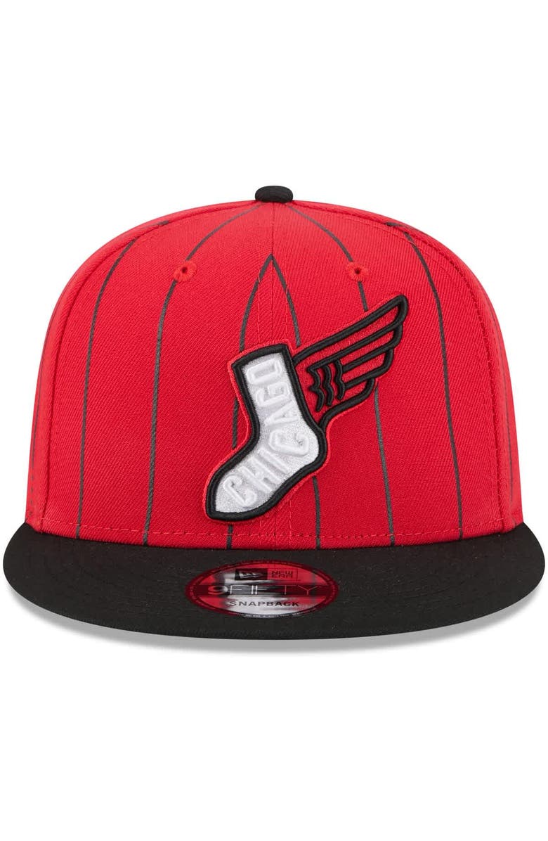 New Era Men's New Era Red/Black Chicago White Sox 2025 City Connect 9FIFTY Snapback Hat, Alternate, color, Red