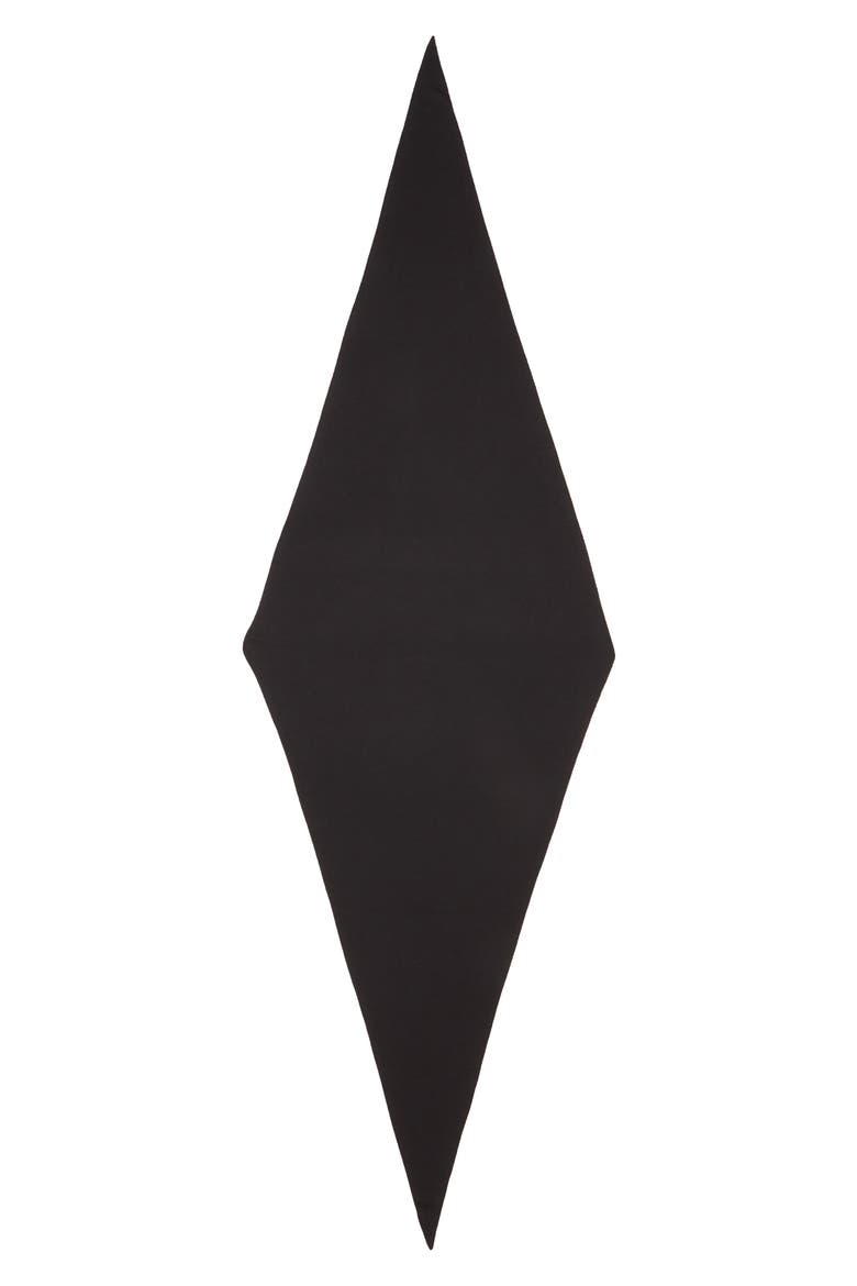 Diamond Knit Cashmere & Silk Scarf, Main, color, BLACK
