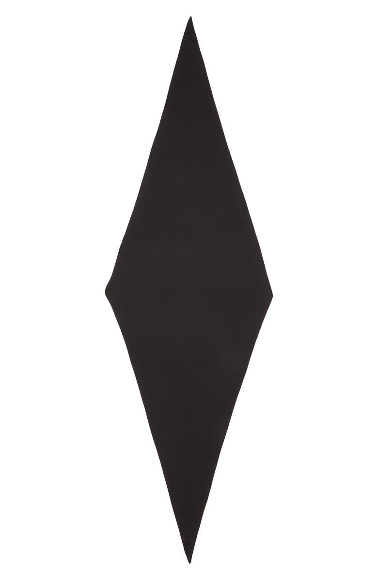 Akris Diamond Knit Cashmere & Silk Scarf, Main, color, Black