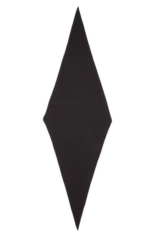 Akris Diamond Knit Cashmere & Silk Scarf In Black