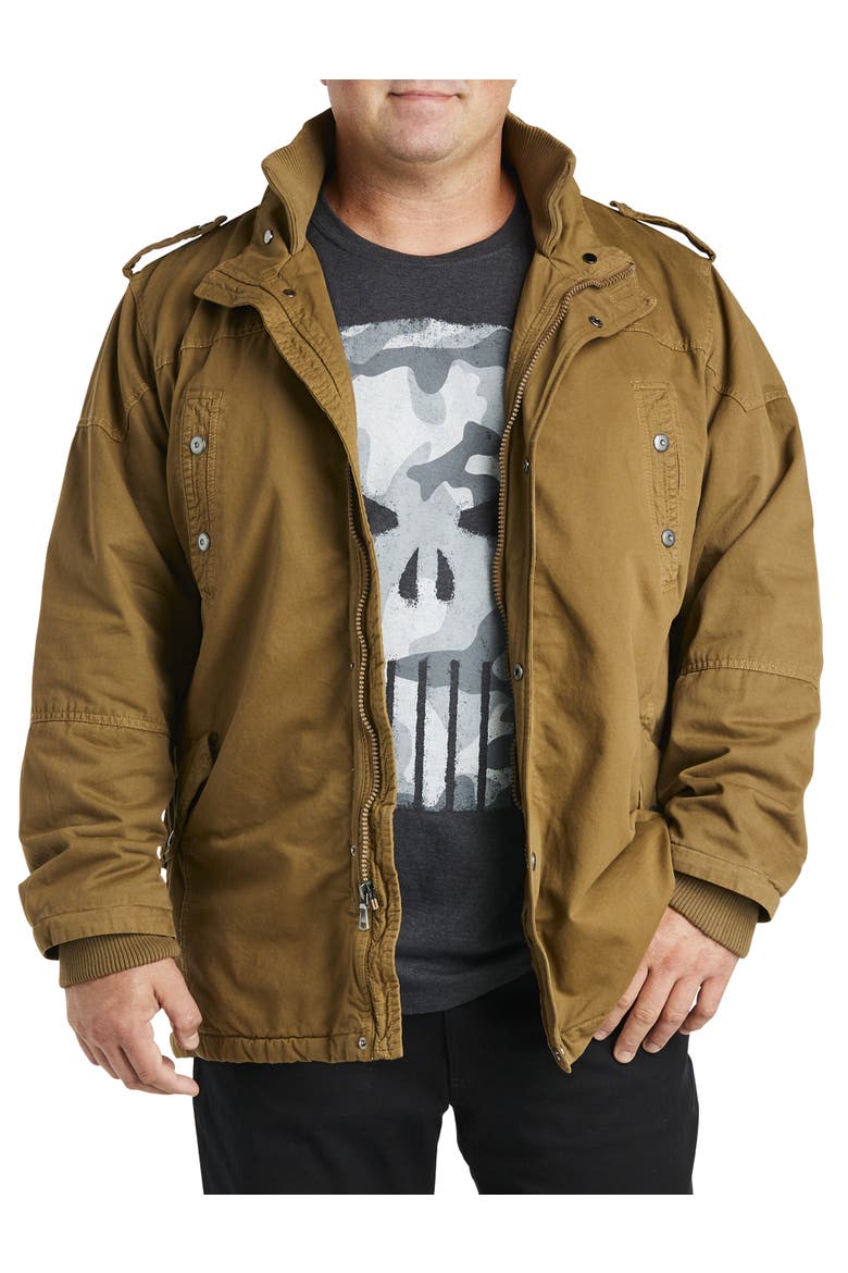 Big & Tall  Patch & Welt Jacket, Main, color, RUSTIC