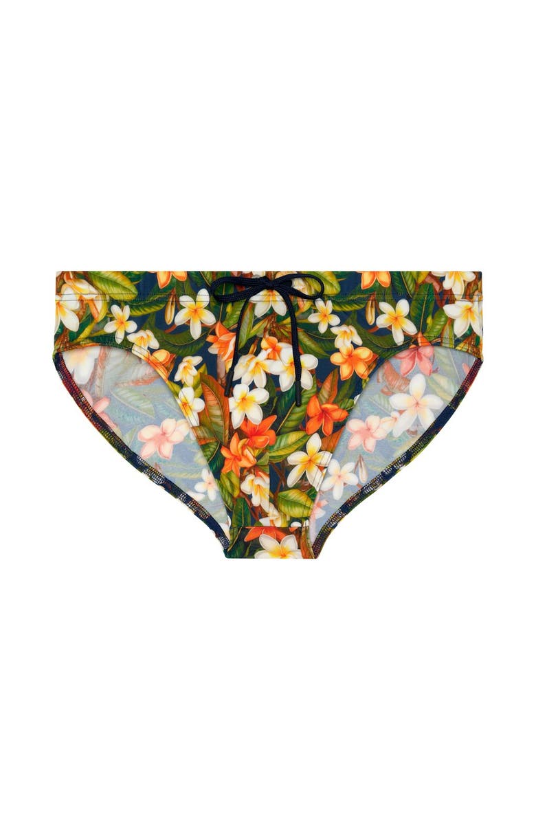 HOM Etna Swim Mini Briefs, Main, color, Navy Print