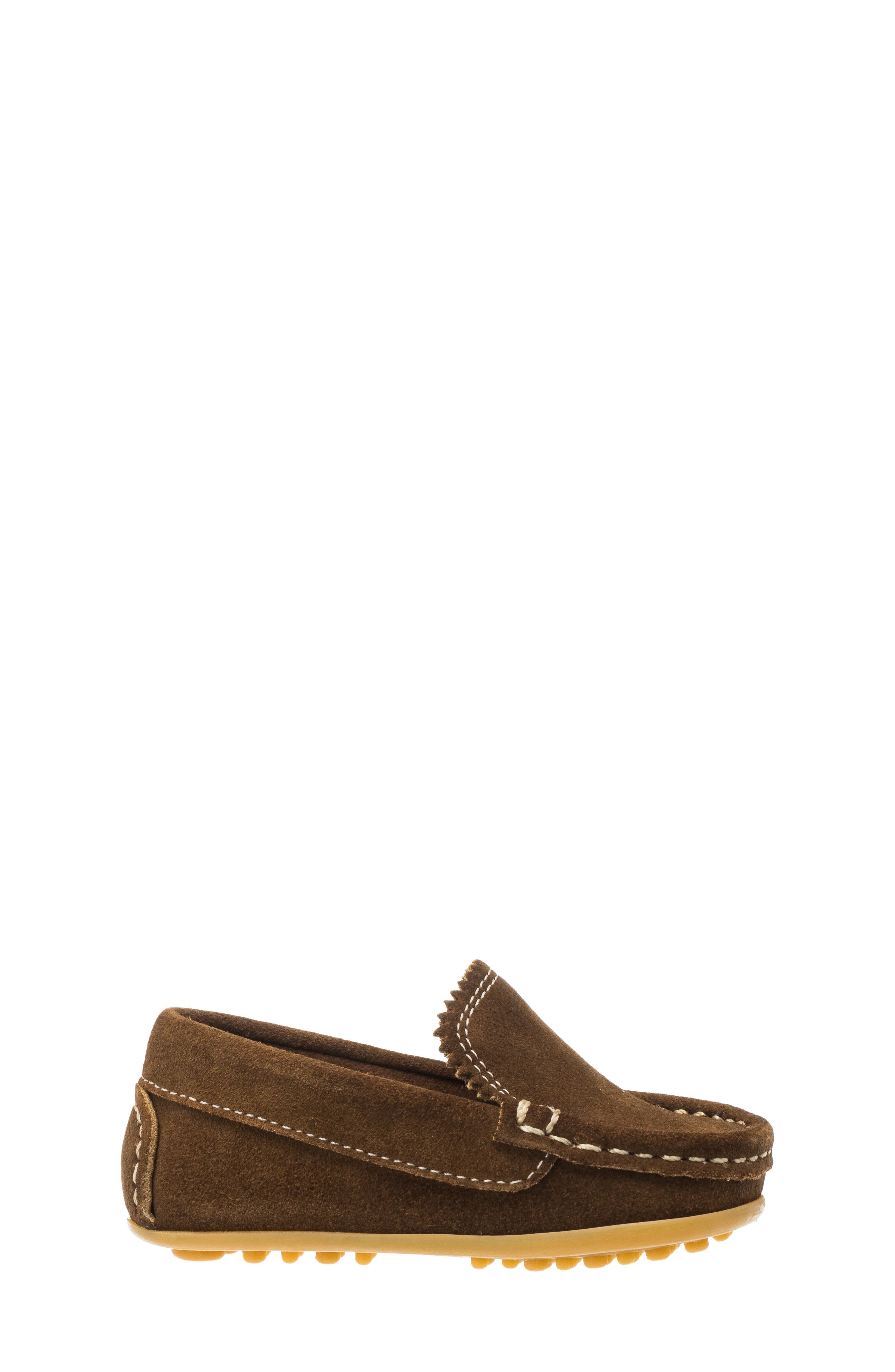 Elephantito Kids' Antton Moc Toe Driving Loafer, Alternate, color, Suede Chestnut