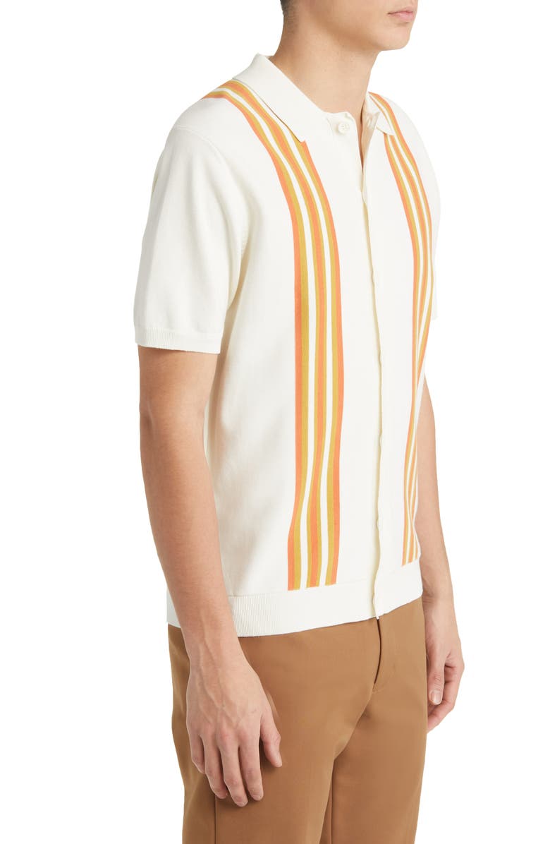 Wax London Tellaro Stretch Cotton Blend Short Sleeve Button-Up Shirt, Alternate, color,