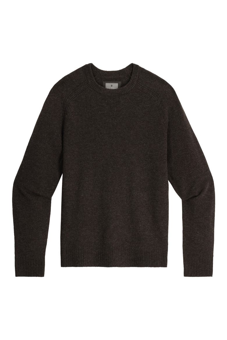 Rockcraft Merino Wool Crewneck Pullover, Main, color, TURKISH COFFEE HEATHER