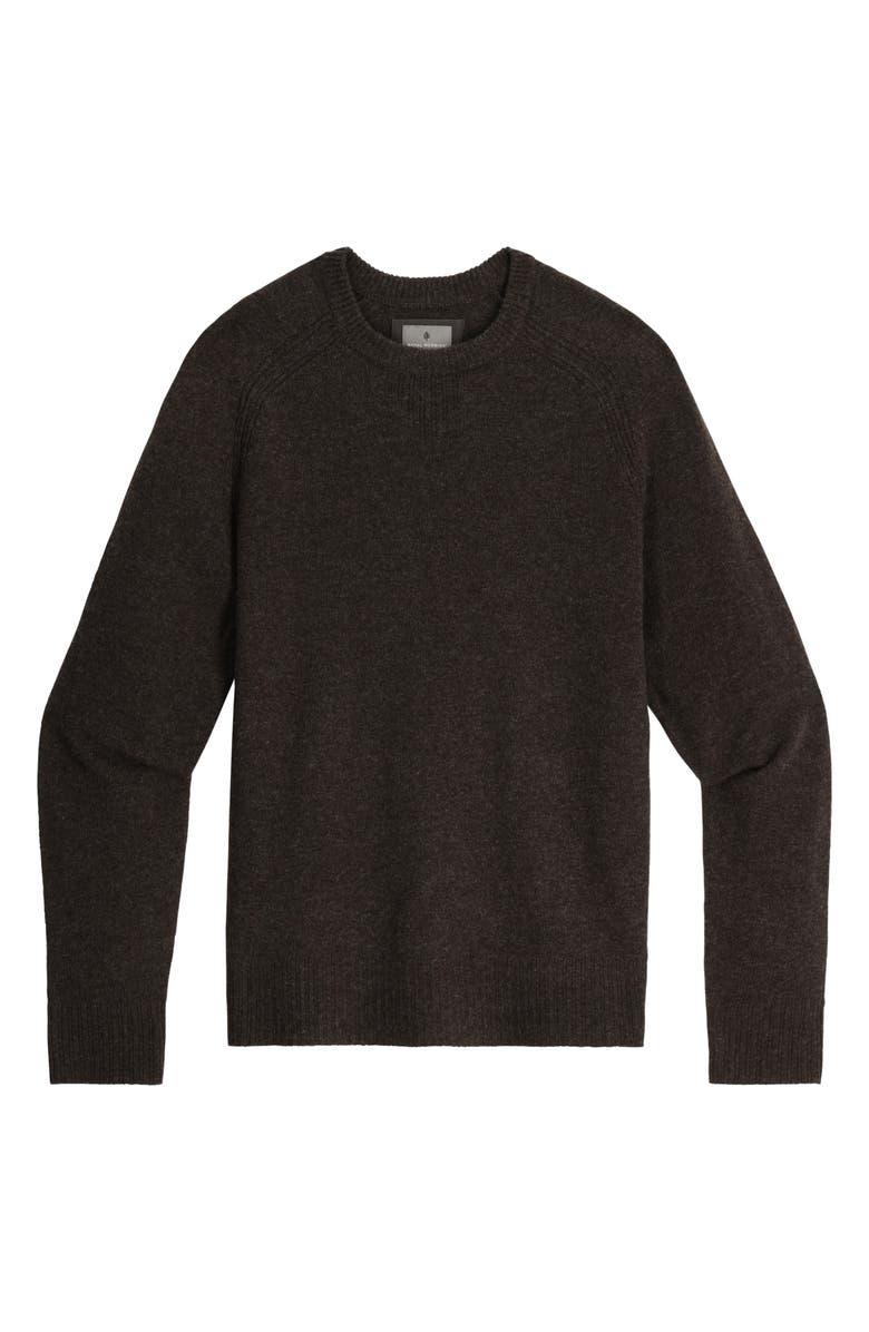 ROYAL ROBBINS Rockcraft Merino Wool Crewneck Pullover, Main, color, Turkish Coffee Heather