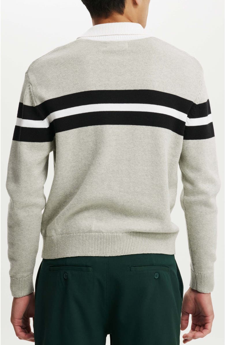 Cotton On Men's Rugby Knit, Alternate, color, 