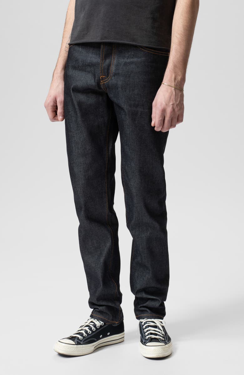 Nudie Jeans Steady Eddie II Straight Leg Jeans, Main, color, Dry Heavy